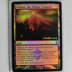 Valakut, the Molten Pinnacle - Foil Prerelease - NM - Zendikar ZEN - MTG - Image 1