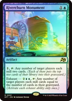 Riverchurn Monument Aetherdrift FOIL #57 Magic the Gathering Aetherdrift - Image 1