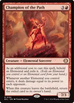 Champion of the Path [Lorwyn Eclipsed] MTG - Image 1