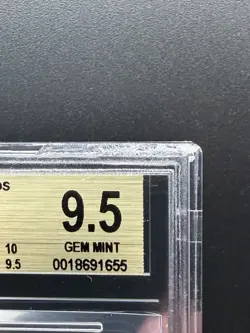 2025 Pokemon Pikachu McDonald's Purchase JPN Promo 020/M-P BGS 9.5 - Image 3