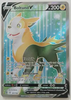 Boltund V 181/192 Rebel Clash Pokemon - Image 1
