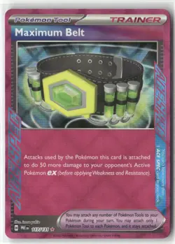 Pokemon Maximum Belt ACE SPEC Rare SV: Prismatic Evolutions 117/131 NM - Image 1