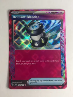 Pokemon TCG Surging Sparks Ace Spec Brilliant Blender 164/191 Near Mint - Image 1