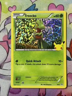 Treecko 3/25 Pokemon TCG McDonald’s 25th Promo Holo LP - Image 1