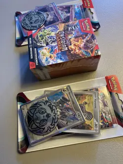 Pokemon TCG Obsidian Flames Booster Bundle + 2 Checklane Blisters 8 Packs New - Image 3