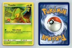 Treecko #20/214 Sun & Moon Lost Thunder Common Pokemon 2018 TCG Card - Image 1