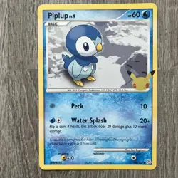 Pokemon TCG: Chimchar Turtwig Piplup Jumbo Cards- Celebrations 25th Anniversary - Image 3