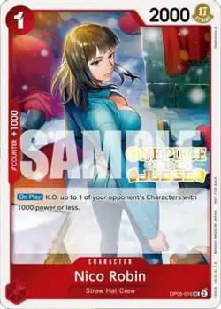 1x Nico Robin (Judge Pack Vol. 4) - OP05-010 - UC - Foil NM-Mint One Piece Promo - Image 1