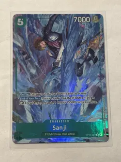 One Piece TCG Sanji (Alternate Art) OP13-027 Carrying On His Will Foil MINT! - Image 3