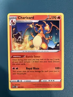 Pokemon TCG Charizard 001/015 McDonald's Promos 2024 Regular Card EN-NM M24EN - Image 1