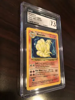 Ninetales 12/102 Base Set Holo (CGC 7.5, Near Mint+) - Image 3
