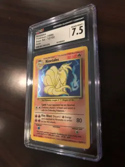 Ninetales 12/102 Base Set Holo (CGC 7.5, Near Mint+) - Image 4