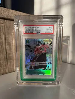 2023 ONE PIECE JAPANESE MANGA ALTERNATE ART OP06-118 RORONOA ZORO PSA 10 - Image 1