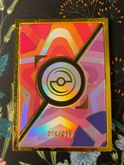 🔥 Gold Frame Pikachu Metal Card 14/18 Non-TCG Pokemon Eif Origin 3.0 MG 013🔥 - Image 5