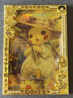 NON TCG Pokemon Eif Origin Collection 2.0 MG Metal Frame Pikachu 01/18 - Image 1