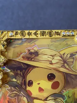 NON TCG Pokemon Eif Origin Collection 2.0 MG Metal Frame Pikachu 01/18 - Image 3