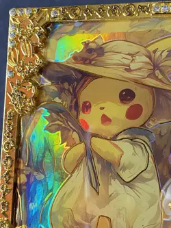 NON TCG Pokemon Eif Origin Collection 2.0 MG Metal Frame Pikachu 01/18 - Image 5