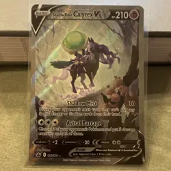 Pokemon TCG Shadow Rider Calyrex V 074/198 Chilling Reign Holo Ultra Rare 2021 - Image 1