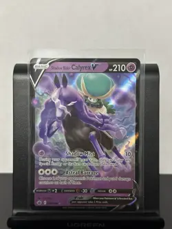 Pokemon Chilling Reign Shadow Rider Calyrex V 074/198 Ultra Rare Holo NM - Image 1