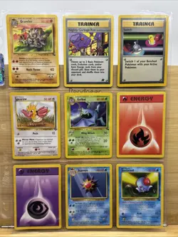 Pokemon Cards Vintage Lot Played To HP Condition & some non game cards 60+ total - Image 4
