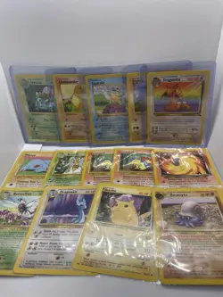 Vintage Pokemon Cards - Shadowless & More Lot Non-Holo LP/MP - Image 1