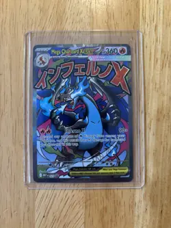 Mega Charizard X ex 023 Black Star Promo Mega Evolution Phantasmal Flames UPC - Image 1