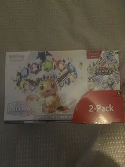 Pokemon TCG Prismatic Evolutions ETB Booster Bundle 2 Pack - New And Sealed - Image 1