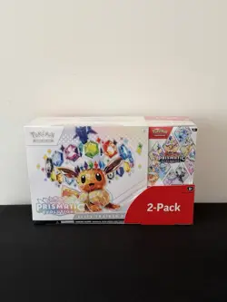 Pokemon TCG Prismatic Evolutions ETB Booster Bundle 2 Pack - New And Sealed - Image 1