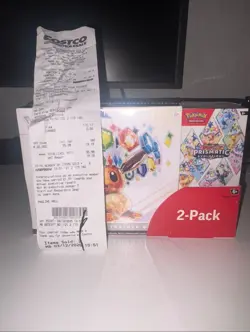 Pokemon TCG Prismatic Evolutions ETB + Booster Bundle 2 Pack - New And Sealed - Image 1