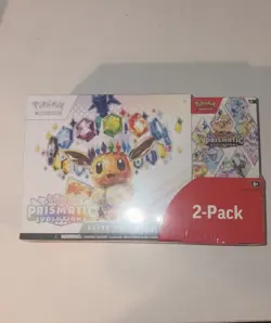 Pokemon TCG Prismatic Evolutions ETB + Booster Bundle 2 Pack - New And Sealed - Image 2