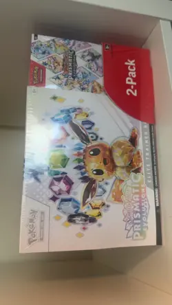 Pokemon TCG Prismatic Evolutions ETB Booster Bundle 2 Pack - New And Sealed - Image 1