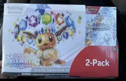 Pokemon TCG Prismatic Evolutions ETB Booster Bundle 2 Pack - New And Sealed - Image 1