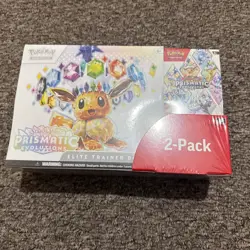 Pokemon TCG Prismatic Evolutions ETB Booster Bundle 2 Pack - New And Sealed - Image 1