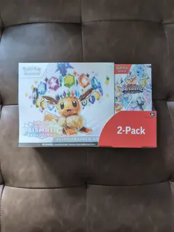 Pokemon TCG Prismatic Evolutions ETB Booster Bundle 2 Pack - New And Sealed - Image 1