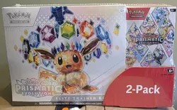 Pokemon TCG Prismatic Evolutions ETB + Booster Bundle 2 Pack - New And Sealed - Image 1