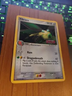 Vibrava 40/108 Ex Power Keepers Reverse Holo Rare LP Pokemon Card - Image 2