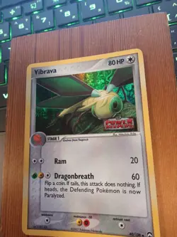 Vibrava 40/108 Ex Power Keepers Reverse Holo Rare LP Pokemon Card - Image 4