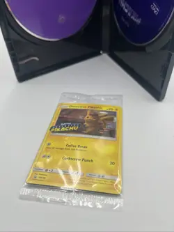 Pokemon TCG Detective Pikachu SM190 Promo Holo Card New Sealed G - Image 2