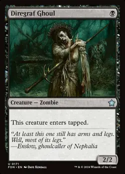 x4 Diregraf Ghoul - Foil U MTG Foundations M/NM, English - Image 1