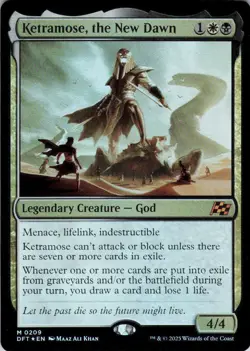 MTG Ketramose, the New Dawn (209) | NM Foil | Aetherdrift {DFT} - Image 2