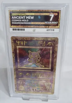 Ancient Mew Cosmos Holo Pokemon Movie 2000 Promo Card ACE 7 - Image 1