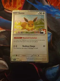 Eevee 143/191 Pokemon Prize Pack Series 7 Cosmo Holo Play! Stamped - Image 1