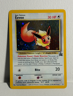 Eevee 11/53 WOTC Promo Holo LP- - Pokemon TCG - Image 1