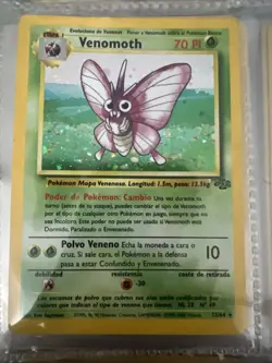 Pokemon Venomoth Holo Rare 13/64 1999 Spanish Jungle Set - Image 1