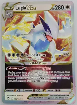 Lugia VSTAR 139/195 Pokemon Swsh12: Sword & Shield - Silver Tempest Holo NM - Image 1