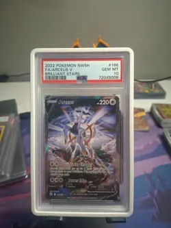 Pokemon TCG Arceus V 2022 166/172 PSA 10 Brilliant Stars - Image 1