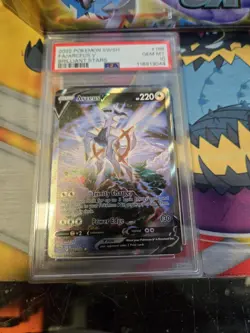 Pokemon TCG Arceus v Ultra Rare Card 166/172 Brilliant Stars Psa 10 - Image 1