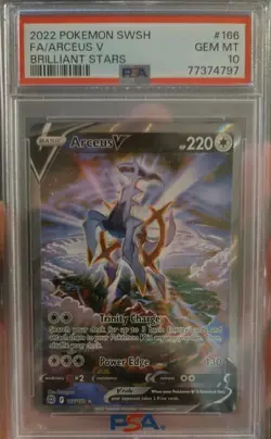 PSA 10 Arceus V Alt Art 166/172 Brilliant Stars Pokemon 2022 - Image 1