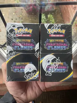 Phantasmal Flames Half Booster Box x2 Pokemon TCG - Brand New Factory Sealed - Image 1