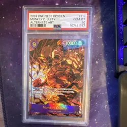 Bandai Monkey D. Luffy OP09-119 Emperors in the New World Foil Alternate Art PS. - Image 1